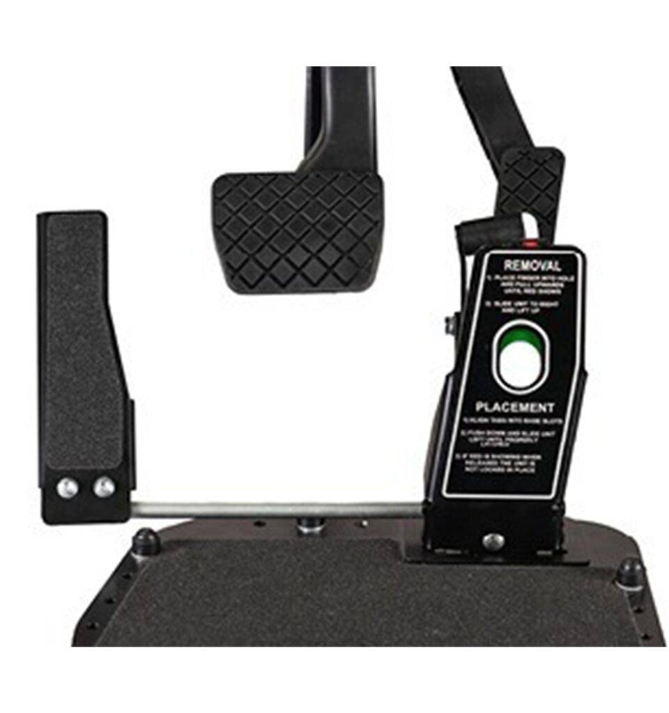 Left Foot Accelerator Pedal Mobility in Motion