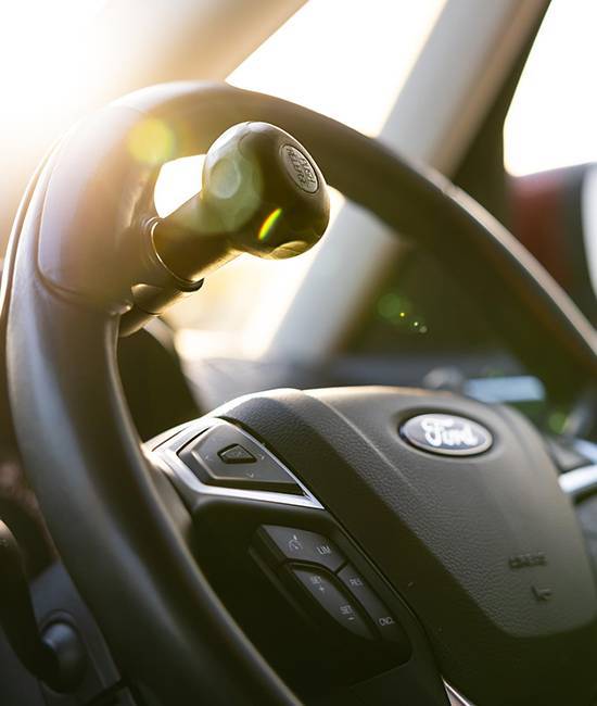 Steering Wheel-Knob With Removable Spinner for Disability