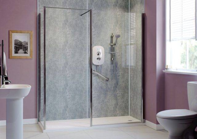 Walk-in shower for the elderly and disabled