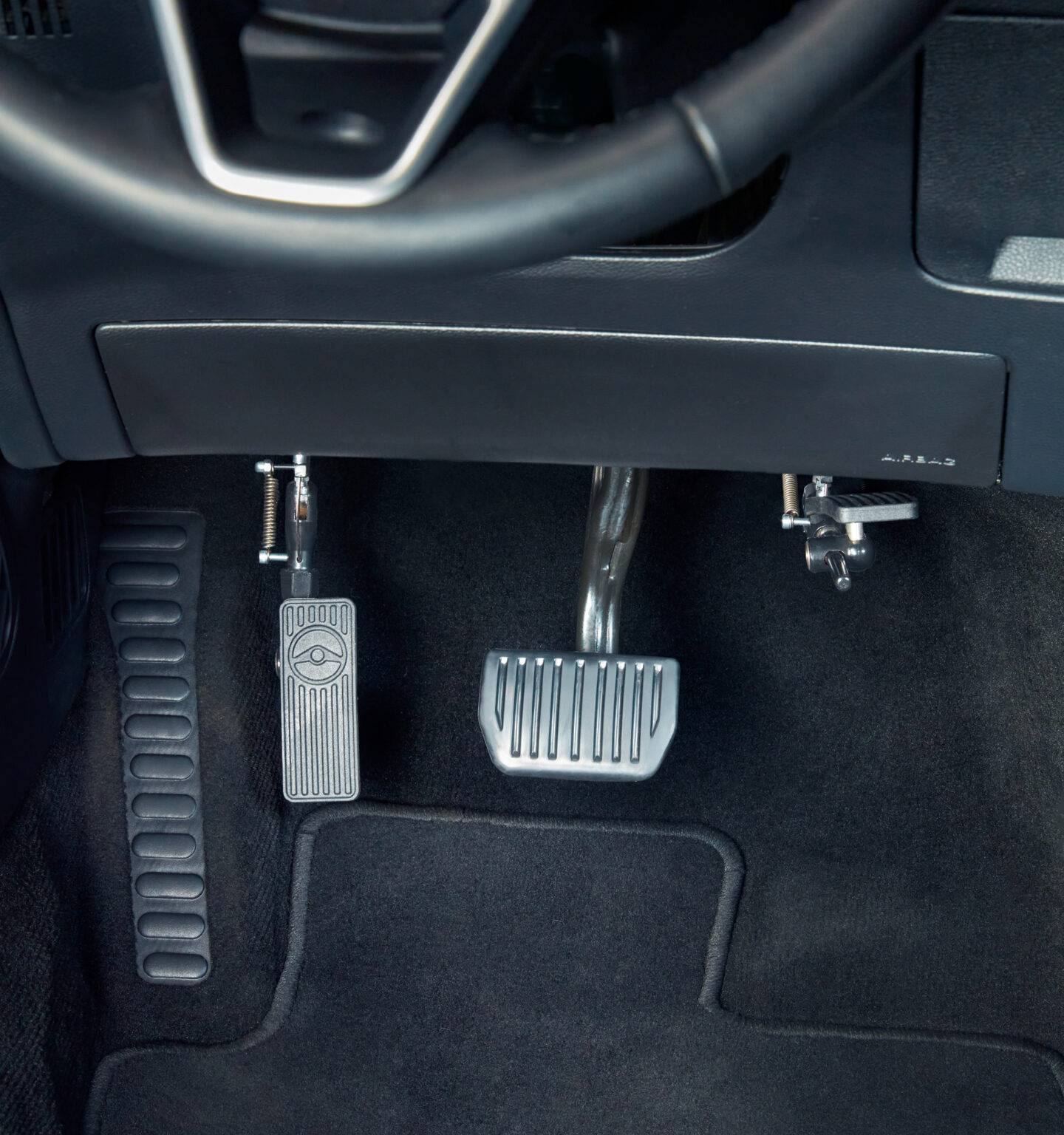 Left Foot Accelerator Pedal Mobility in Motion