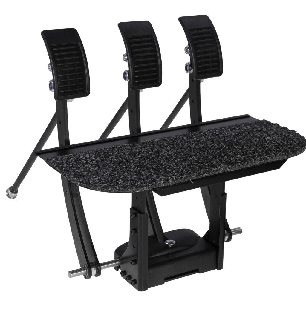 raised floor pedal extensions