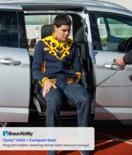 Turny® Orbit + Compact Seat Programmable Lowering Swivel Seat (Standard Package)