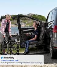 Turny® Evo + BEV Seat Fully Programmable Lowering Swivel Seat (Premium Package)