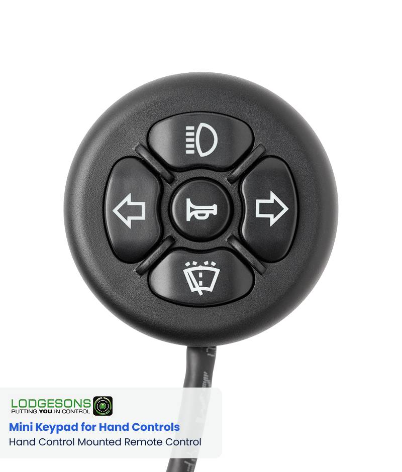 Mini Keypad for Hand Controls Hand Control Mounted Remote Control
