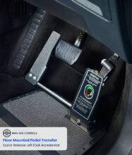 Floor Mounted Pedal Transfer Quick Release Left Foot Accelerator