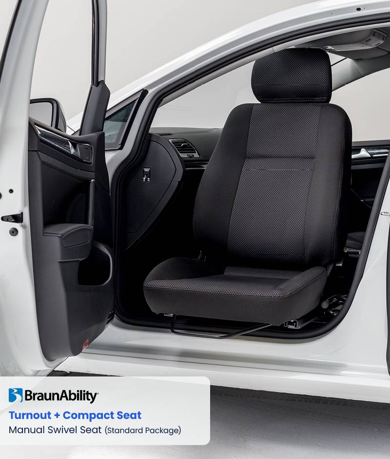 Turnout + Compact Seat Manual Swivel Seat (Standard Package)