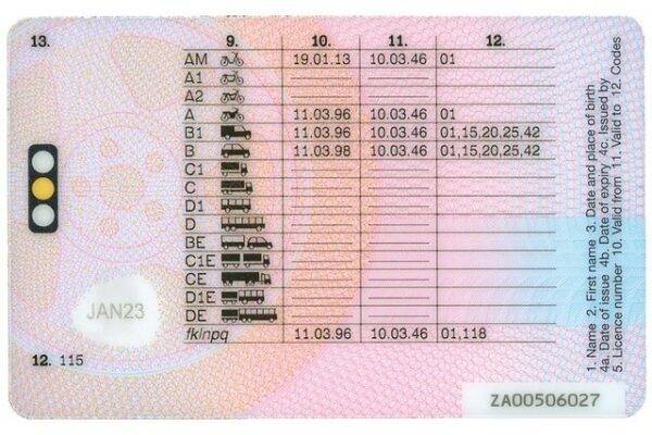 Driving Licence Code Check Example All About Driving Licence Codes - Mobility in Motion
