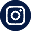 Instagram icon in dark blue