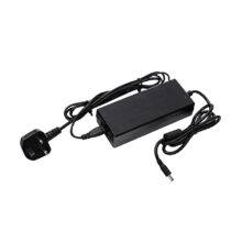 A charging cable for a Boot Hoist Battery Pack. It has a 3-Pin plug for the wall socket and a connector to charge the power pack.