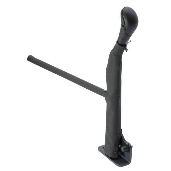 The Carospeed Classic a floor-mounted mechanical push/pull accelerator and brake. A tall black handle with a button on the side to hold the brake.