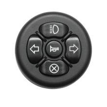 A keypad for controlling a car's secondary functions