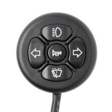 A keypad for controlling a car's secondary functions