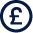An icon of the pound sterling symbol