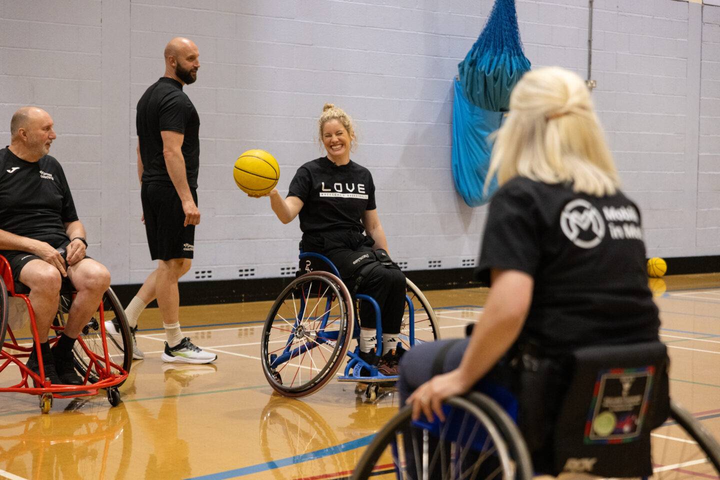 Mobility in Motion x Robyn Love Wheelchair Basketball event