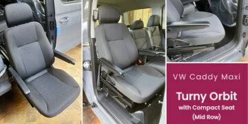 Turny orbit swivel seat installation VW Caddy Maxi