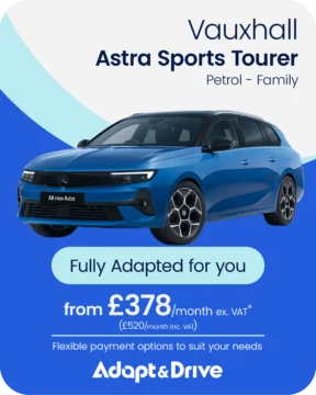 Vauxhall Astra Sports Tourer price graphic Adapt & Drive