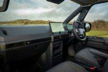 Interior shot of driver cabin Kia PV5 Cargo