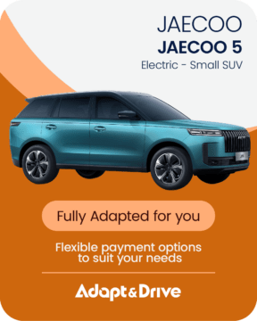Adapt & Drive JAECOO 5 electric car card