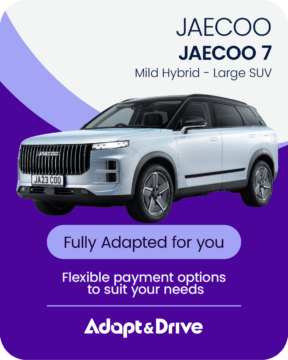 Adapt & Drive JAECOO 7 mild hybrid car card