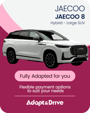 Adapt & Drive JAECOO 8 hybrid car card
